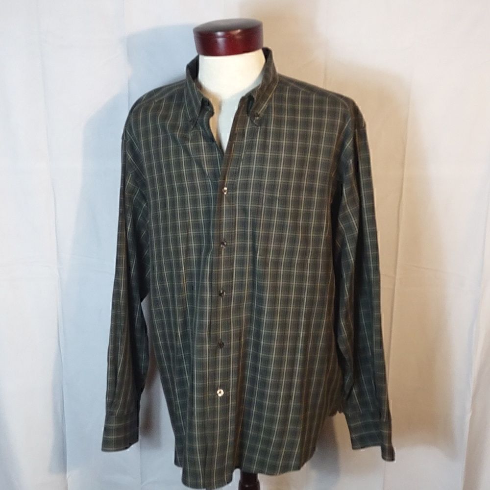 Dockers Stain Defender Plaid Men's Shirt